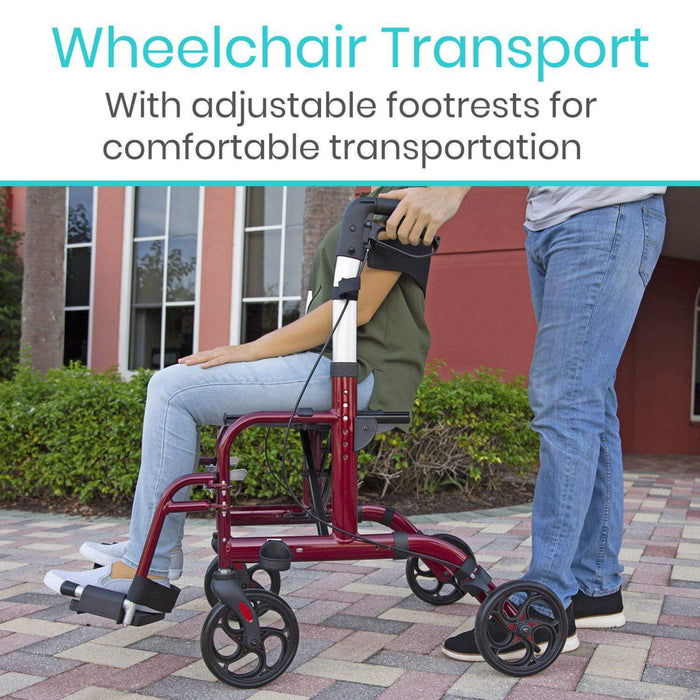 Vive Health Wheelchair Rollator