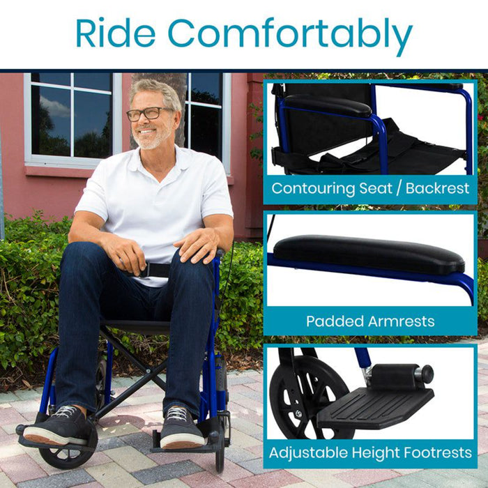 Vive Health Transport Wheelchair