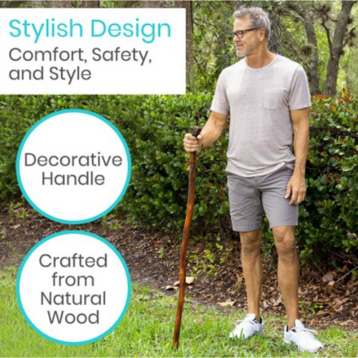 Vive Health Wooden Walking Stick