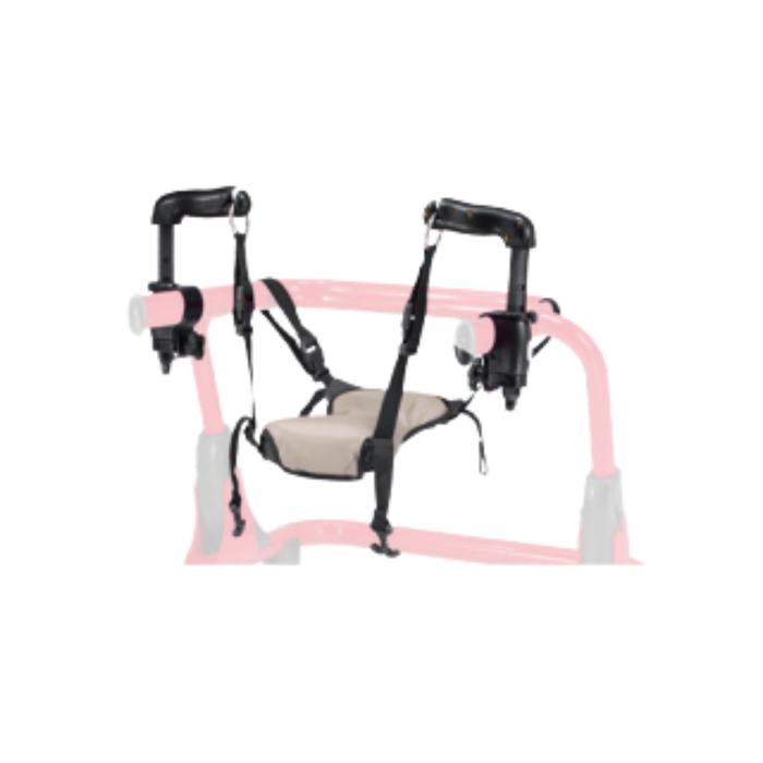 Hip Positioner with pad for Pivot Gait Trainer